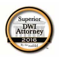 Superior DWI Attorney | 2016 | By the NAFDD